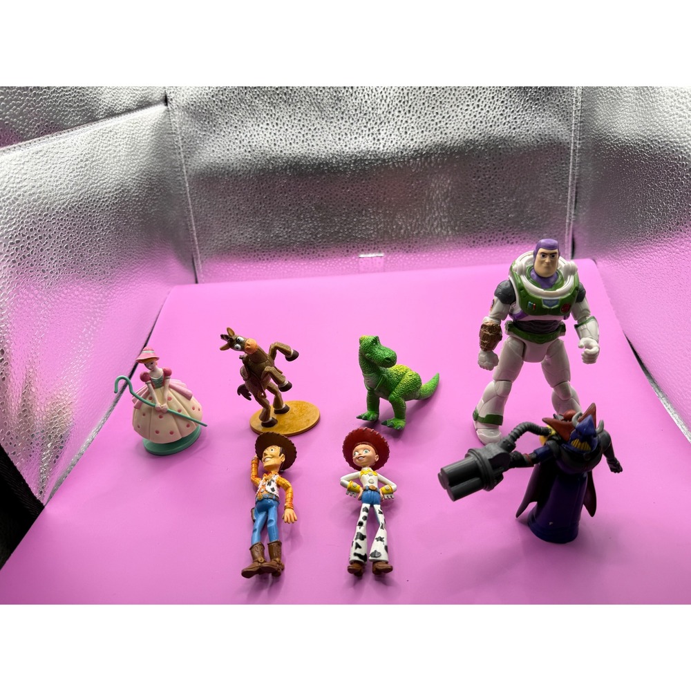 Disney Pixar Toy Story Action Figure Lot Buzz‎ Lightyear Woody Jessie Rex Lot